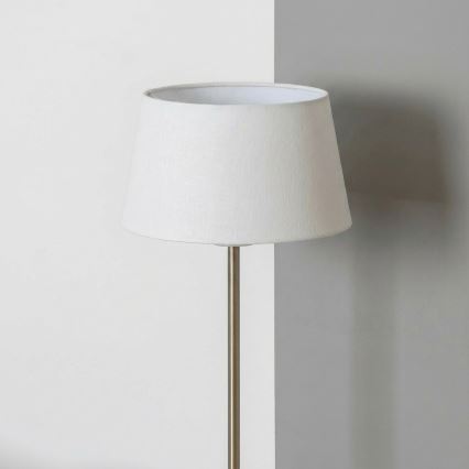 Brilagi - Lampa stojąca LED CERIA 1xE27/40W/230V śr. 30 cm biała/matowy chrom