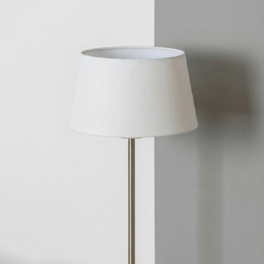 Brilagi - Lampa stojąca LED CERIA 1xE27/40W/230V śr. 30 cm biała/matowy chrom