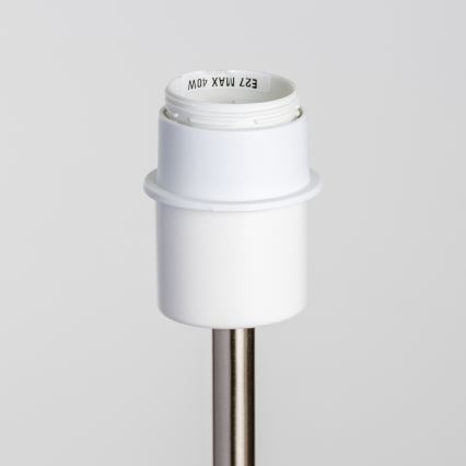 Brilagi - Lampa stojąca LED CERIA 1xE27/40W/230V śr. 30 cm biała/matowy chrom