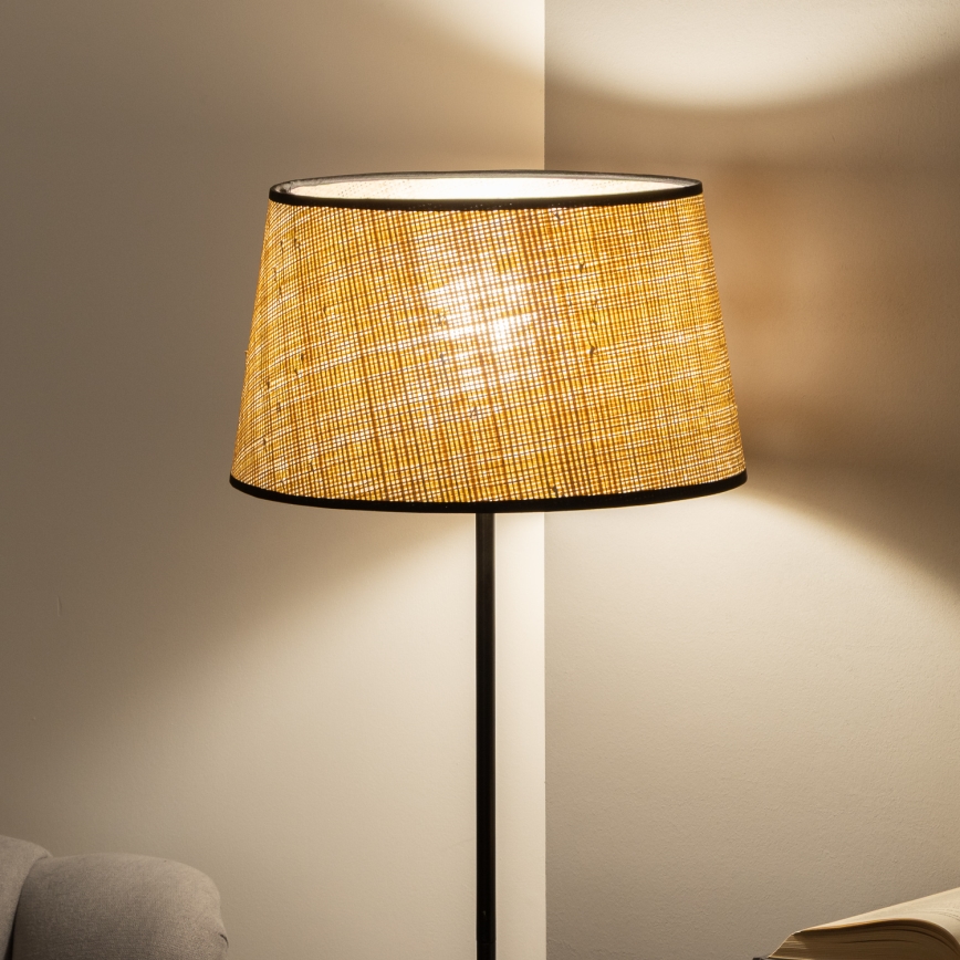 Brilagi - Lampa stojąca LED CERIA 1xE27/40W/230V, śr. 35 cm, beżowa/czarna