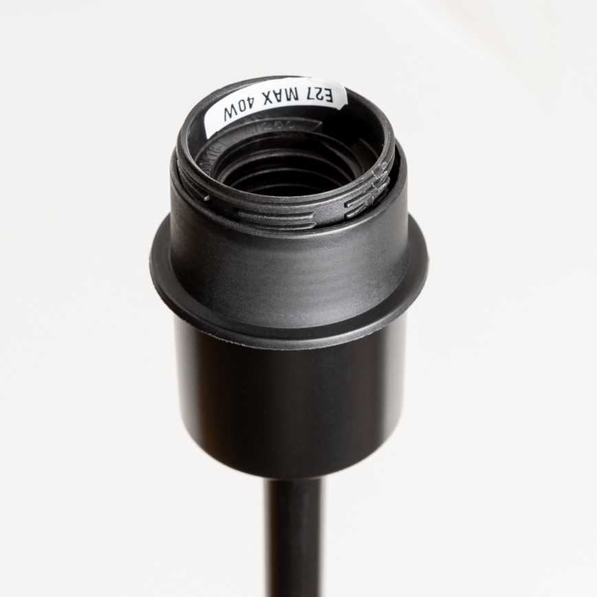 Brilagi - Lampa stojąca LED CERIA 1xE27/40W/230V śr. 40 cm bambus/czarna