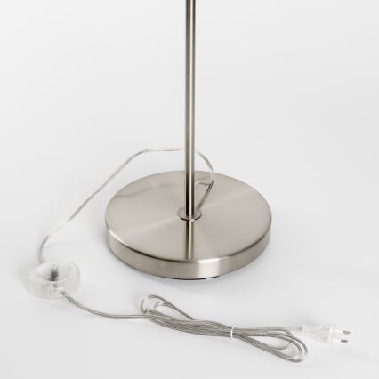 Brilagi - Lampa stojąca LED CERIA 1xE27/40W/230V śr. 45 cm beżowy/matowy chrom