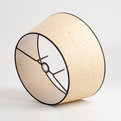 Brilagi - Lampa stojąca LED CERIA 1xE27/40W/230V średnica 50 cm beżowa/czarna