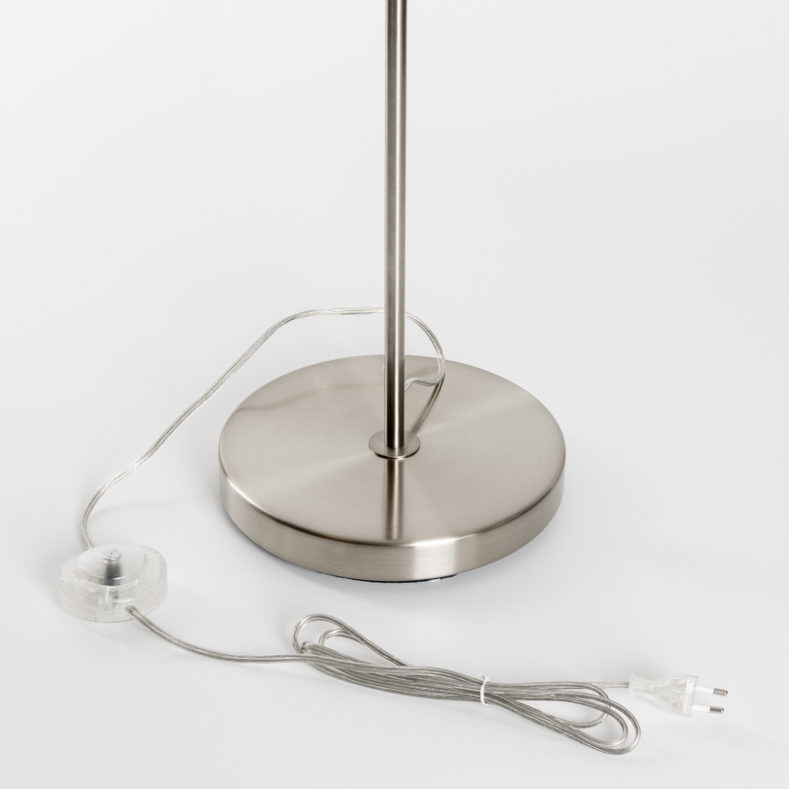 Brilagi - Lampa stojąca LED CERIA 1xE27/40W/230V Ø 30 cm, szara/matowy chrom