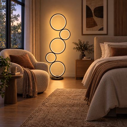 BRILAGI - Lampa stojąca LED ECHO LED/36W/230V 4000K 110 cm czarna