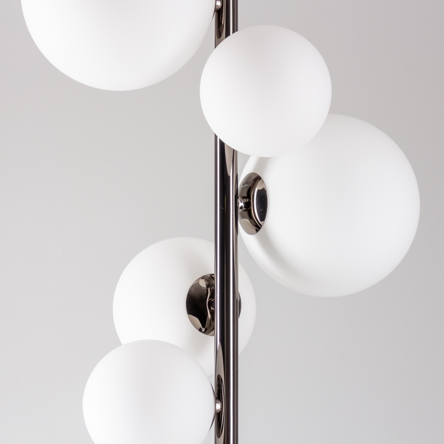 BRILAGI - Lampa stojąca LED MILLA 7xG9/3W/230V czarny chrom/biały