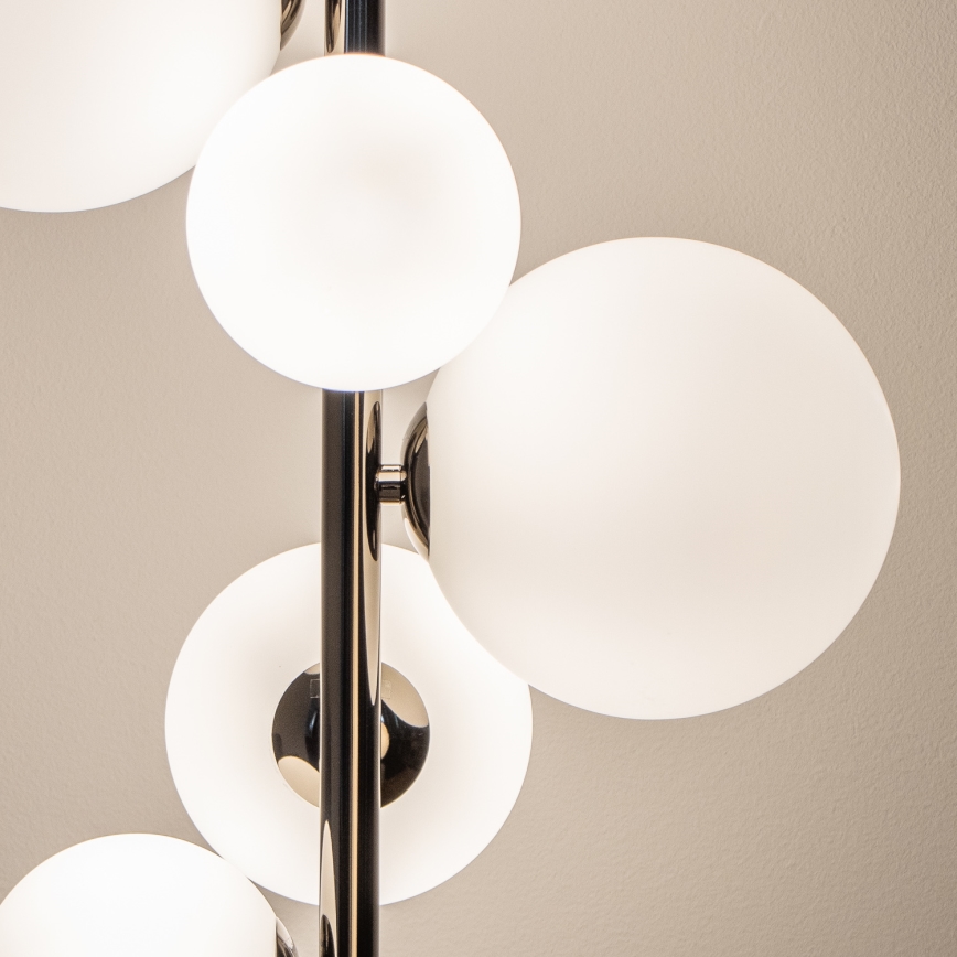 BRILAGI - Lampa stojąca LED MILLA 7xG9/3W/230V czarny chrom/biały