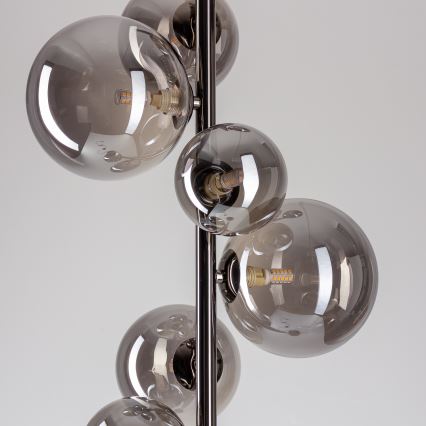 Brilagi - Lampa stojąca LED MILLA 7xG9/3W/230V czarny chrom/dymione