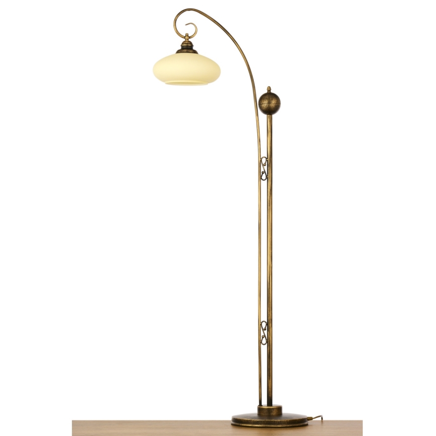 Brilagi - Lampa stojąca MOLLERO 1xE27/15W/230V brąz/patyna