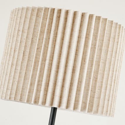 Brilagi - Lampa stojąca NORDIC WAVE 1xE27/15W/230V lniany/czarny