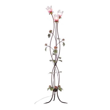 BRILAGI - Lampa stojąca ROSALIA 3xE14/40W/230V wielobarwna/brązowa/patyna