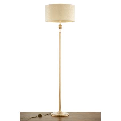 Brilagi - Lampa stojąca SAPHIRE 1xE27/15W/230V kremowa/złota/patyna