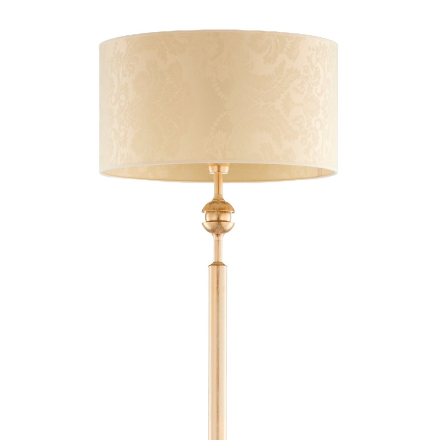 Brilagi - Lampa stojąca SAPHIRE 1xE27/15W/230V kremowa/złota/patyna