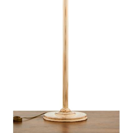 Brilagi - Lampa stojąca SAPHIRE 1xE27/15W/230V kremowa/złota/patyna