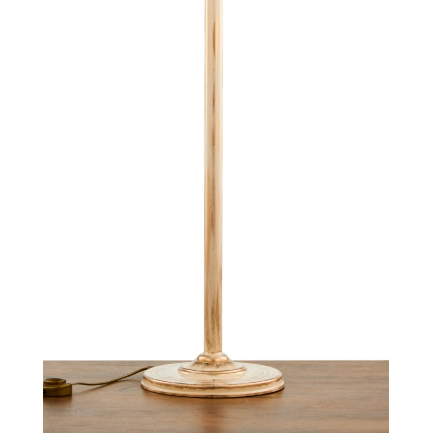 Brilagi - Lampa stojąca SAPHIRE 1xE27/15W/230V kremowa/złota/patyna