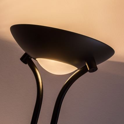Brilagi - Lampa stojąca SCARLETT z funkcją ściemniania 1xR7s/230W/230V + 1xG9/40W czarna