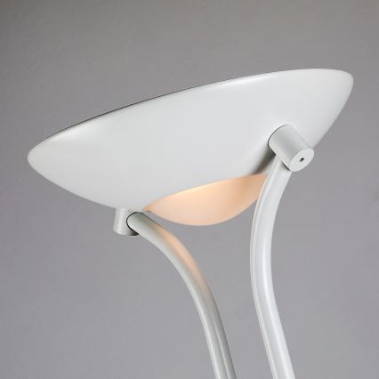 Brilagi - Lampa stojąca SCARLETT z ściemniaczem 1xR7s/230W/230V + 1xG9/40W biała