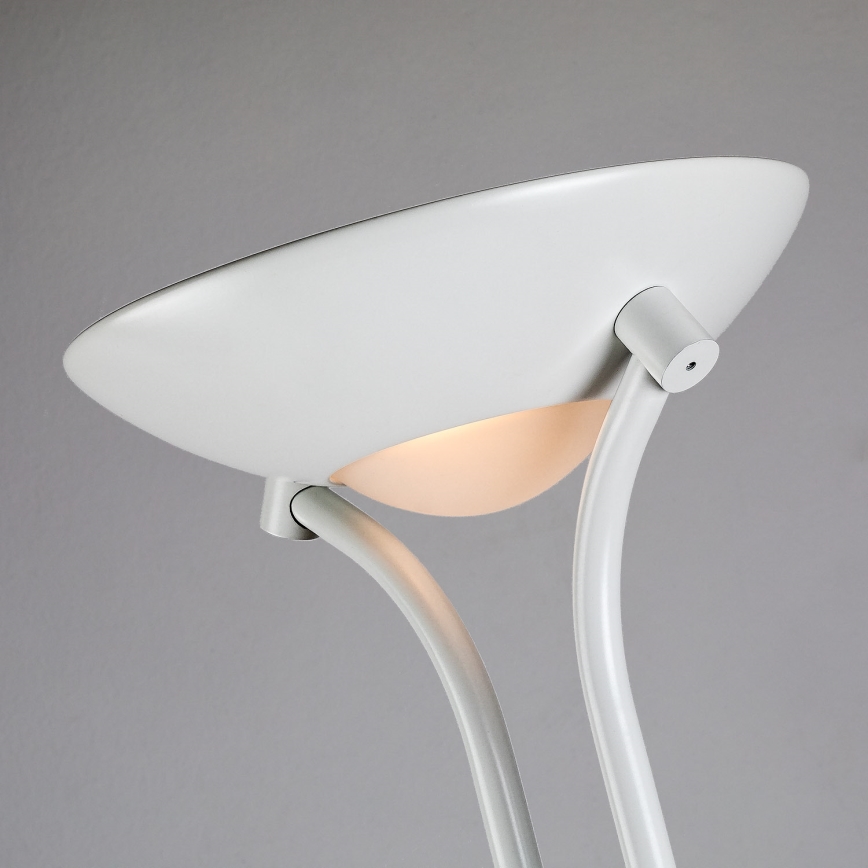 Brilagi - Lampa stojąca SCARLETT z ściemniaczem 1xR7s/230W/230V + 1xG9/40W biała