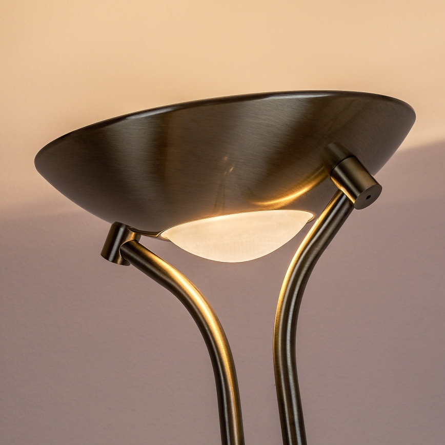 Brilagi - Lampa stojąca ściemnialna SCARLETT 1xR7s/230W/230V + 1xG9/40W brązowa