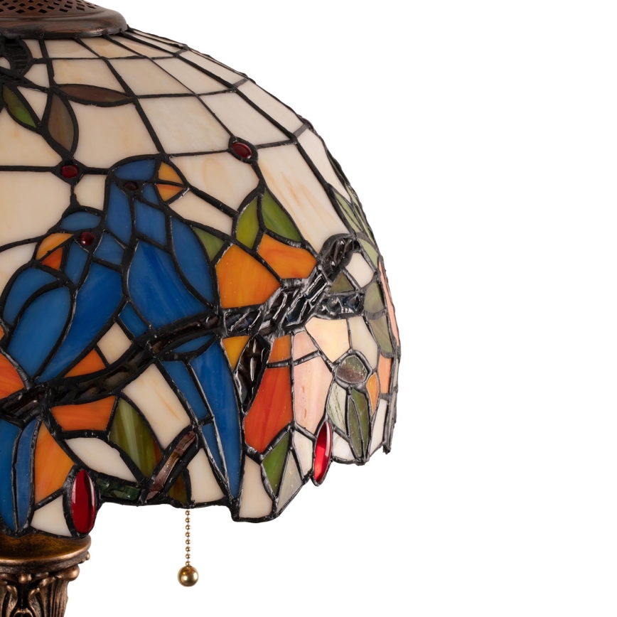Brilagi - Lampa stojąca Tiffany witrażowa JUNGLE 2xE27/60W/230V