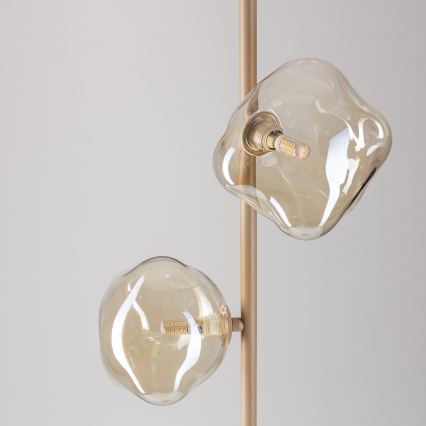 BRILAGI - Lampa stojąca VULCANO 3xG9/8W/230V beżowa/przydymiona beżowa