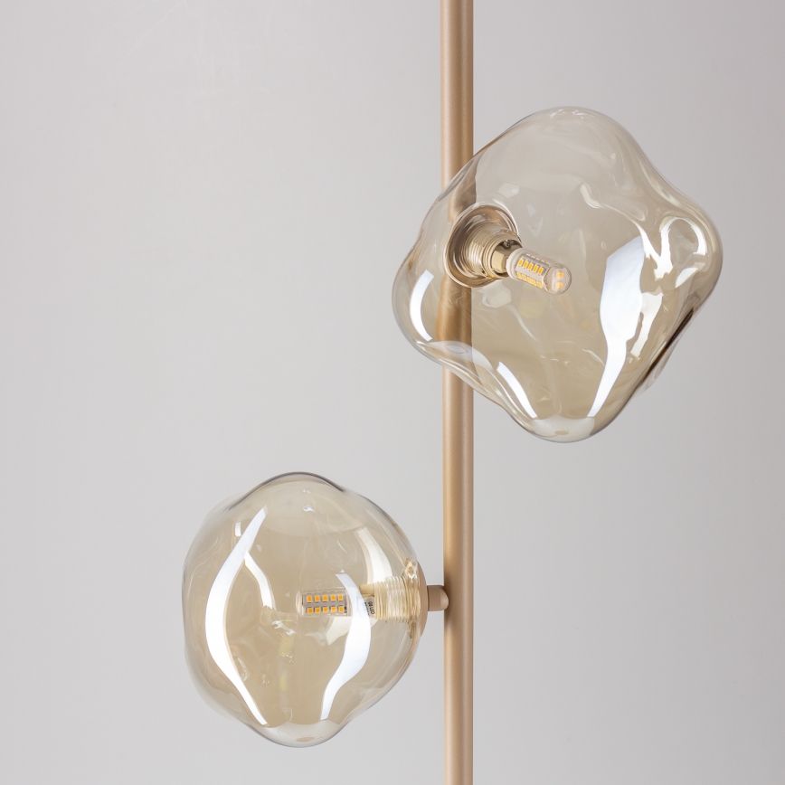 BRILAGI - Lampa stojąca VULCANO 3xG9/8W/230V beżowa/przydymiona beżowa