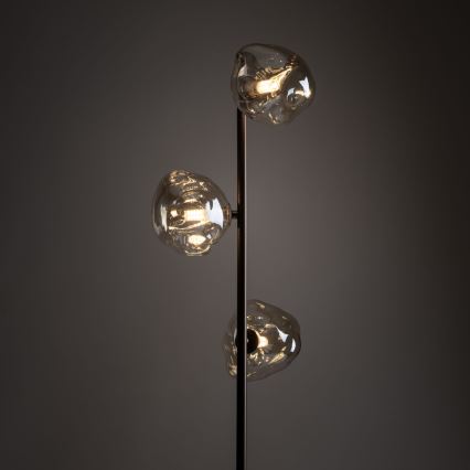 Brilagi - Lampa stojąca VULCANO 3xG9/8W/230V brąz / przydymiony beż