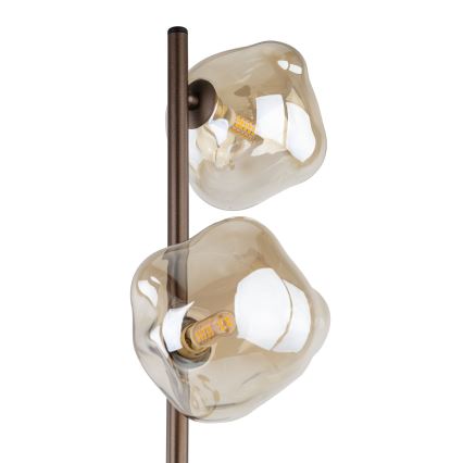 Brilagi - Lampa stojąca VULCANO 3xG9/8W/230V brąz / przydymiony beż