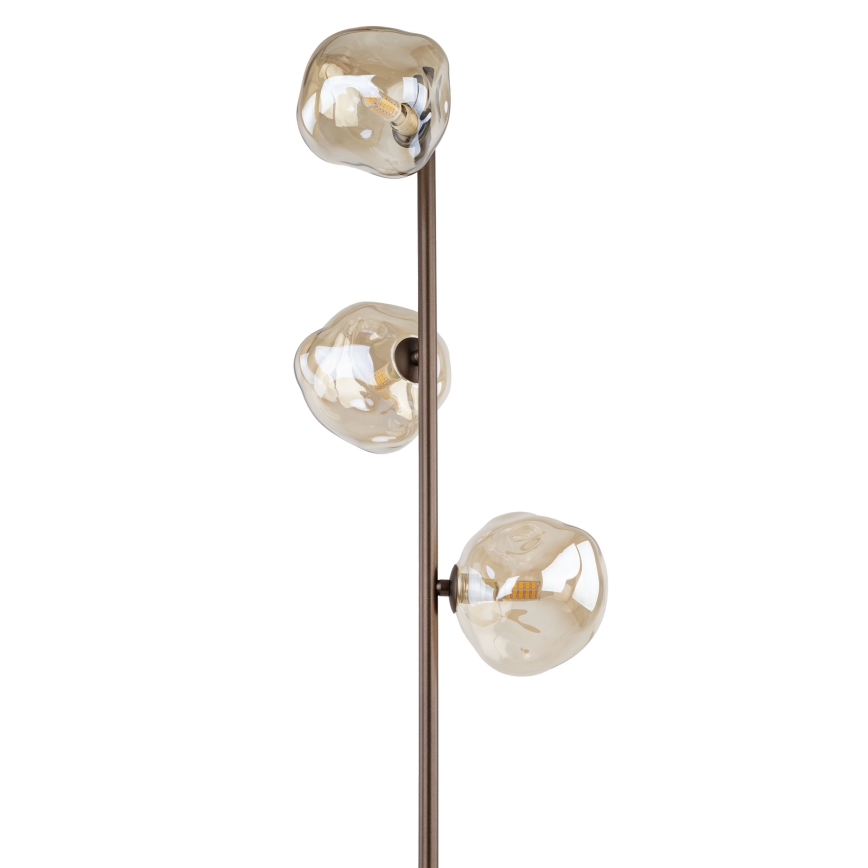 Brilagi - Lampa stojąca VULCANO 3xG9/8W/230V brąz / przydymiony beż