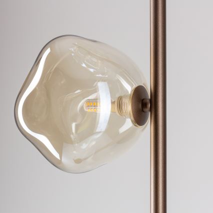 BRILAGI - Lampa stojąca VULCANO 3xG9/8W/230V brązowa/dymna beżowa