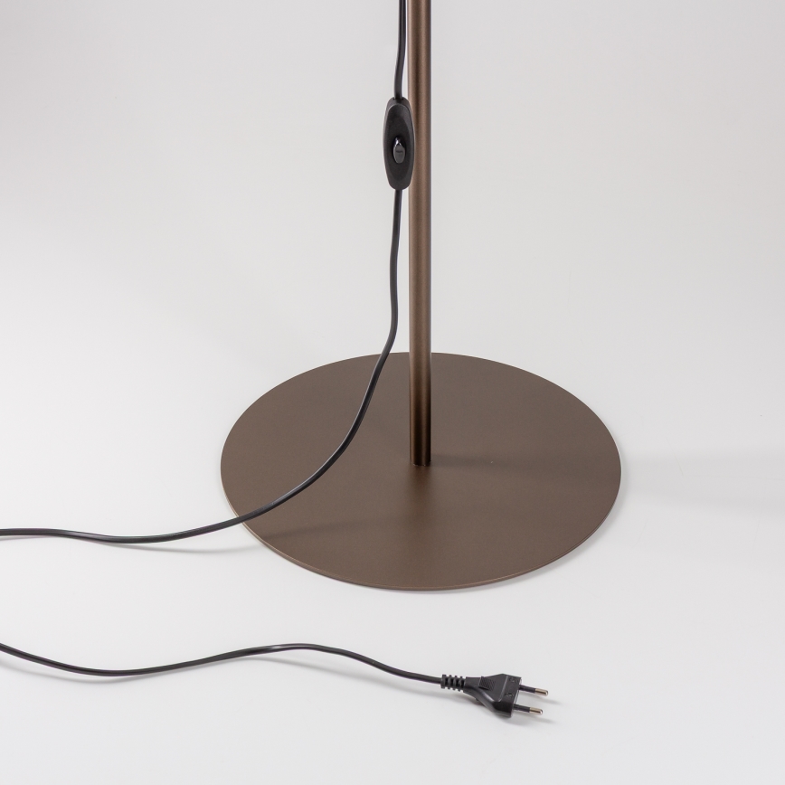BRILAGI - Lampa stojąca VULCANO 3xG9/8W/230V brązowa/dymna beżowa