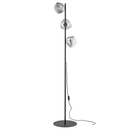 Brilagi - Lampa stojąca VULCANO 3xG9/8W/230V czarna/dymiona