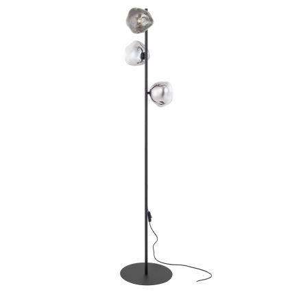 Brilagi - Lampa stojąca VULCANO 3xG9/8W/230V czarna/dymiona