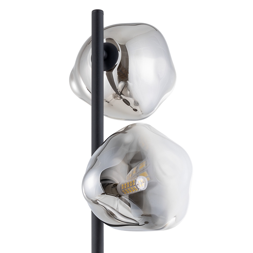 Brilagi - Lampa stojąca VULCANO 3xG9/8W/230V czarna/dymiona