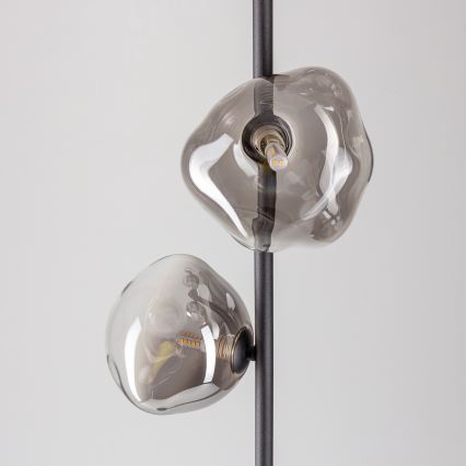Brilagi - Lampa stojąca VULCANO 3xG9/8W/230V czarna/dymiona