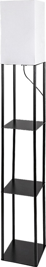 Brilagi - Lampa stojąca z półkami GRADUS 1xE27/40W/230V czarna/biała