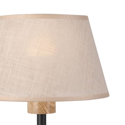 Brilagi - Lampa stołowa ANTHONY 1xE27/60W/230V dąb/beżowy