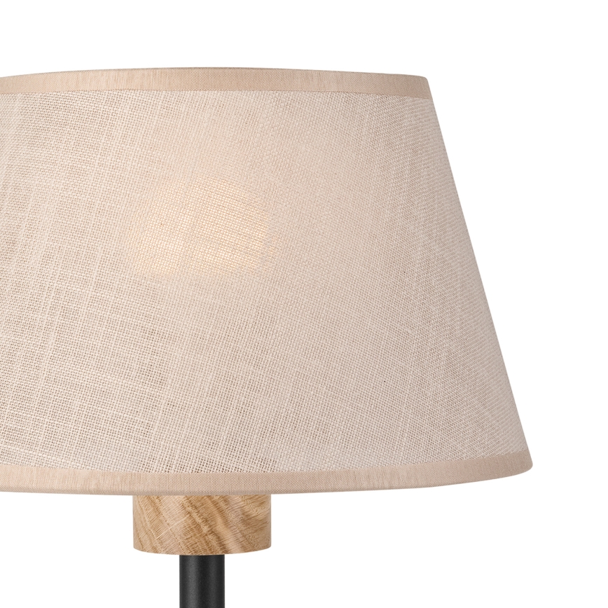 Brilagi - Lampa stołowa ANTHONY 1xE27/60W/230V dąb/beżowy