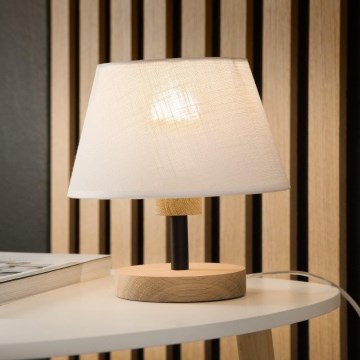 Brilagi - Lampa stołowa ANTHONY 1xE27/60W/230V dąb/biały