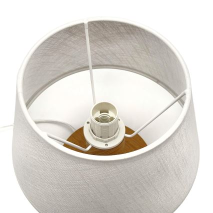 Brilagi - Lampa stołowa ANTHONY 1xE27/60W/230V dąb/biały