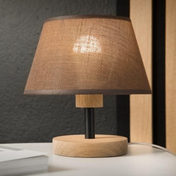 Brilagi - Lampa stołowa ANTHONY 1xE27/60W/230V dąb/brązowy
