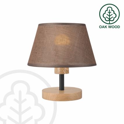 Brilagi - Lampa stołowa ANTHONY 1xE27/60W/230V dąb/brązowy
