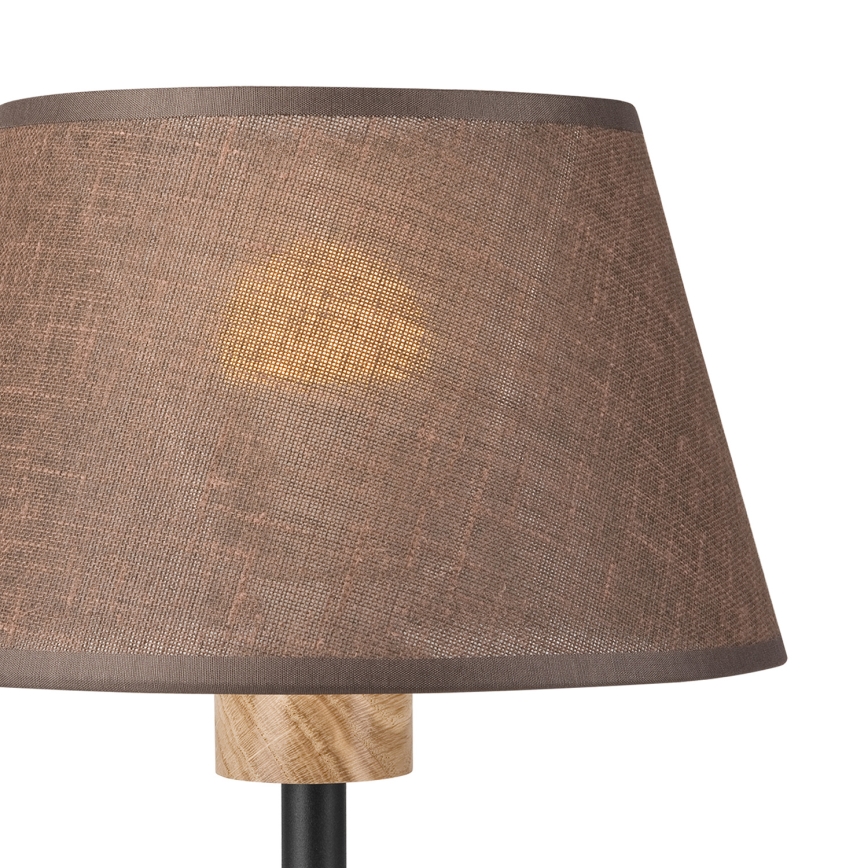 Brilagi - Lampa stołowa ANTHONY 1xE27/60W/230V dąb/brązowy