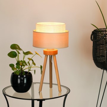 Brilagi - Lampa stołowa ARIZONA BOHO 1xE27/15W/230V beżowa