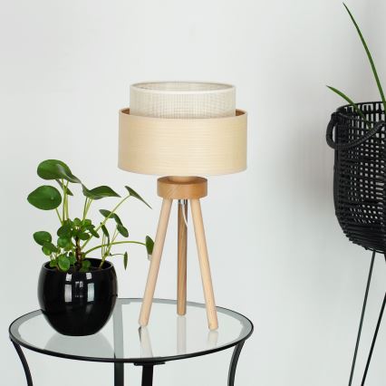 Brilagi - Lampa stołowa ARIZONA BOHO 1xE27/15W/230V beżowa