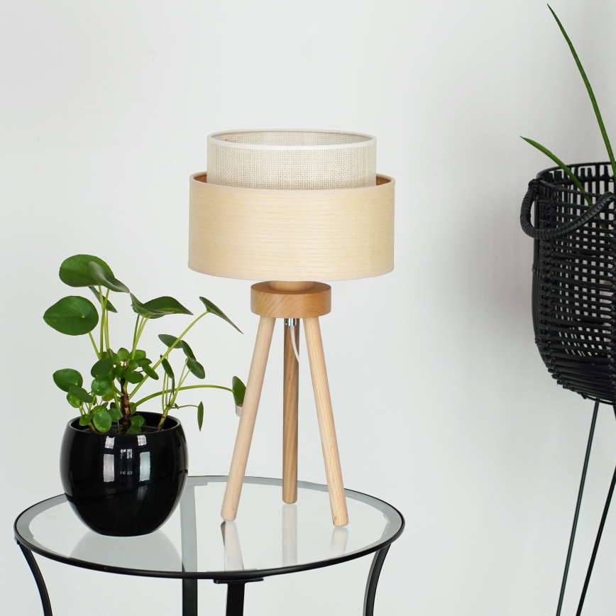 Brilagi - Lampa stołowa ARIZONA BOHO 1xE27/15W/230V beżowa