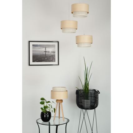 Brilagi - Lampa stołowa ARIZONA BOHO 1xE27/15W/230V beżowa
