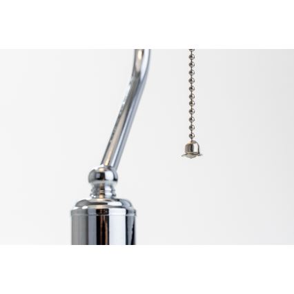 Brilagi - Lampa stołowa BANK OFFICE 1xE27/60W/230V chrom błyszcząca/biała
