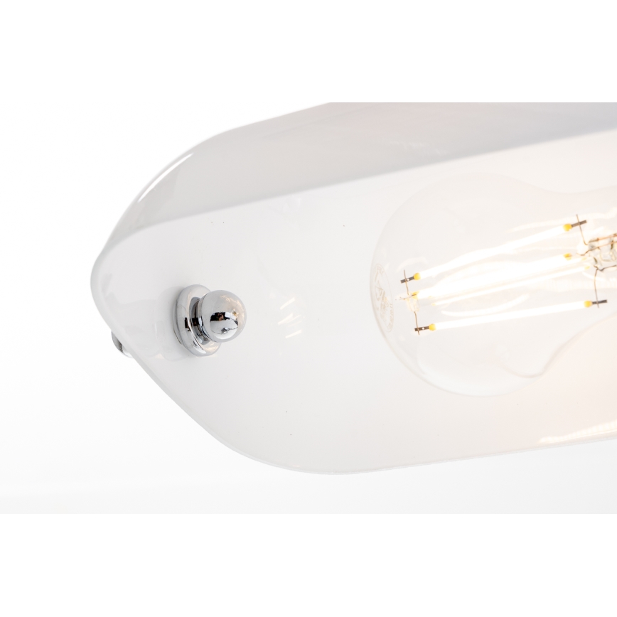Brilagi - Lampa stołowa BANK OFFICE 1xE27/60W/230V chrom błyszcząca/biała