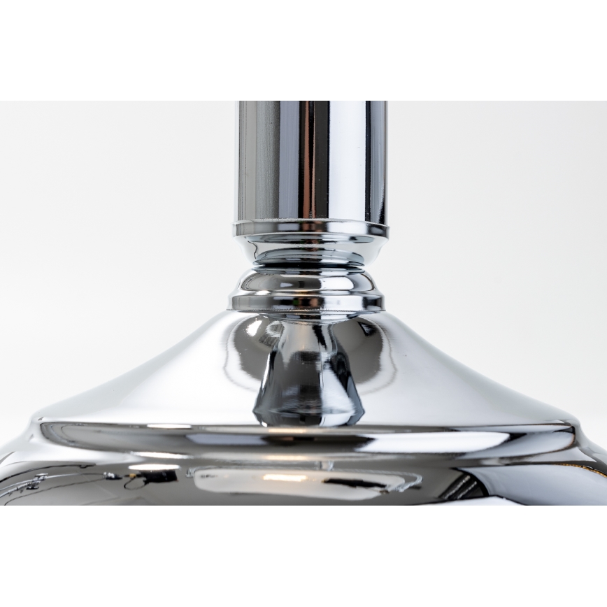 Brilagi - Lampa stołowa BANK OFFICE 1xE27/60W/230V chrom błyszcząca/biała